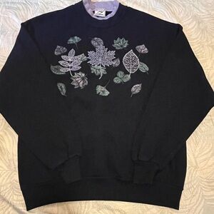 Purple vintage crewneck #Floral #Vintage #Gramacore